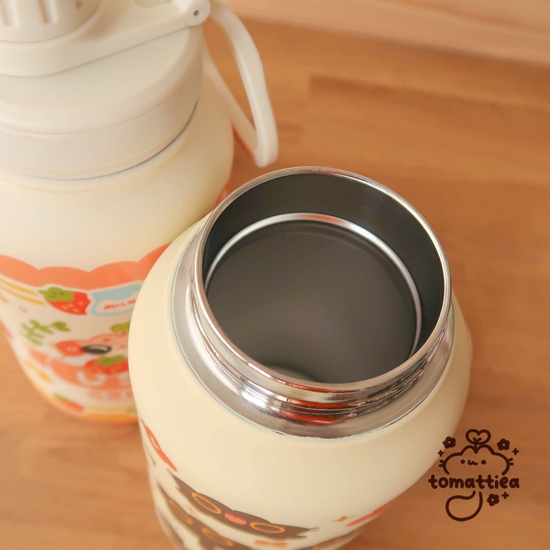 Insulated Bottle - Silly Black Cats