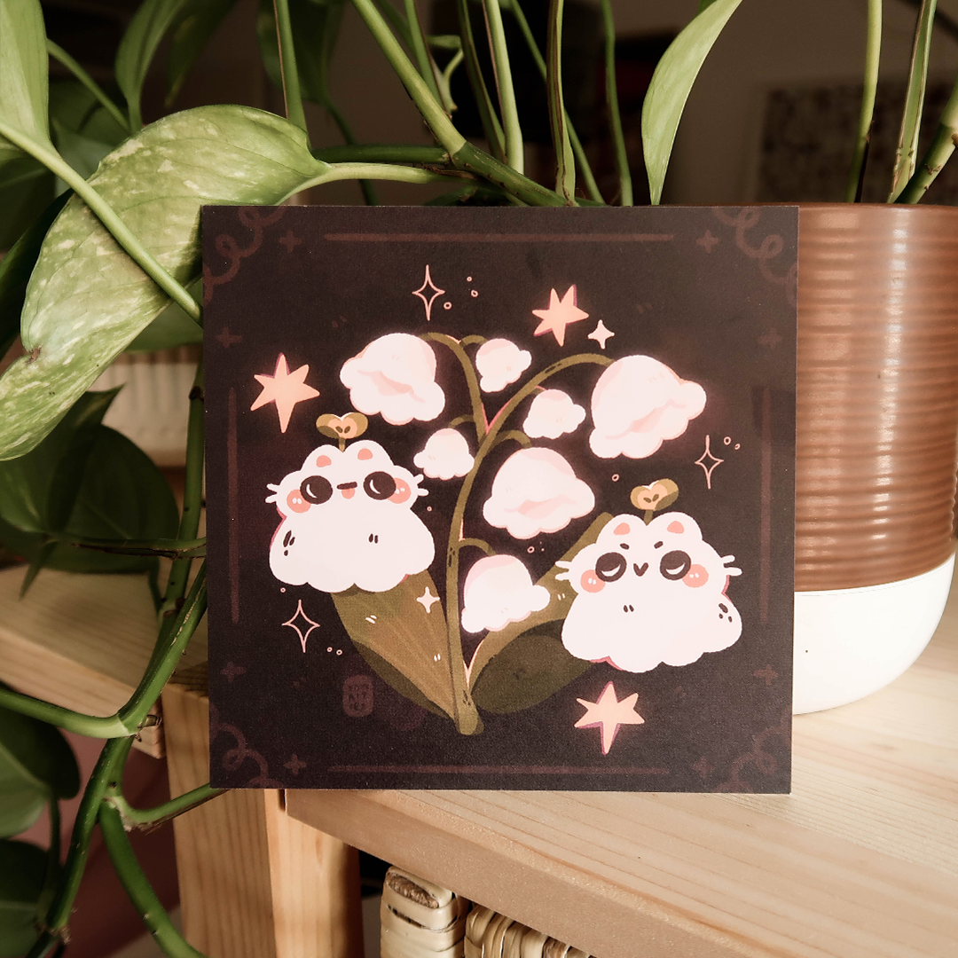 Ghost Cats Art Print