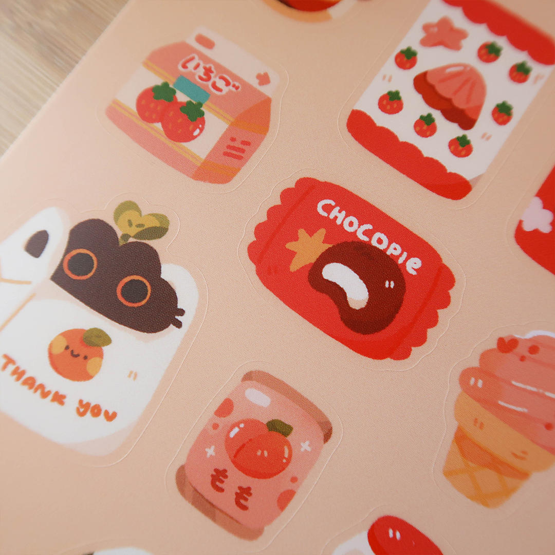 Konbini Haul Sticker Sheet