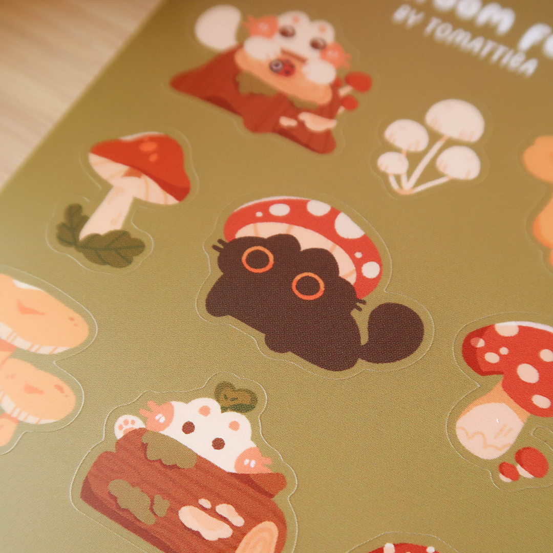 Mushroom Forest Sticker Sheet