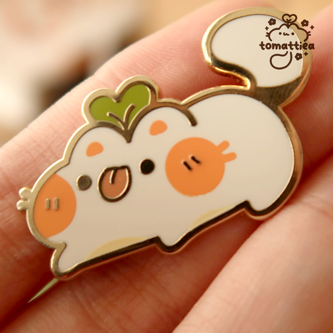 Silly Cat Mini Enamel Pin