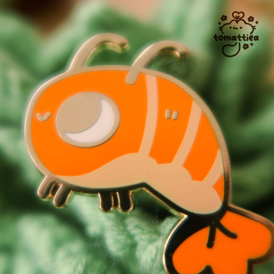 Shromp Mini Enamel Pin