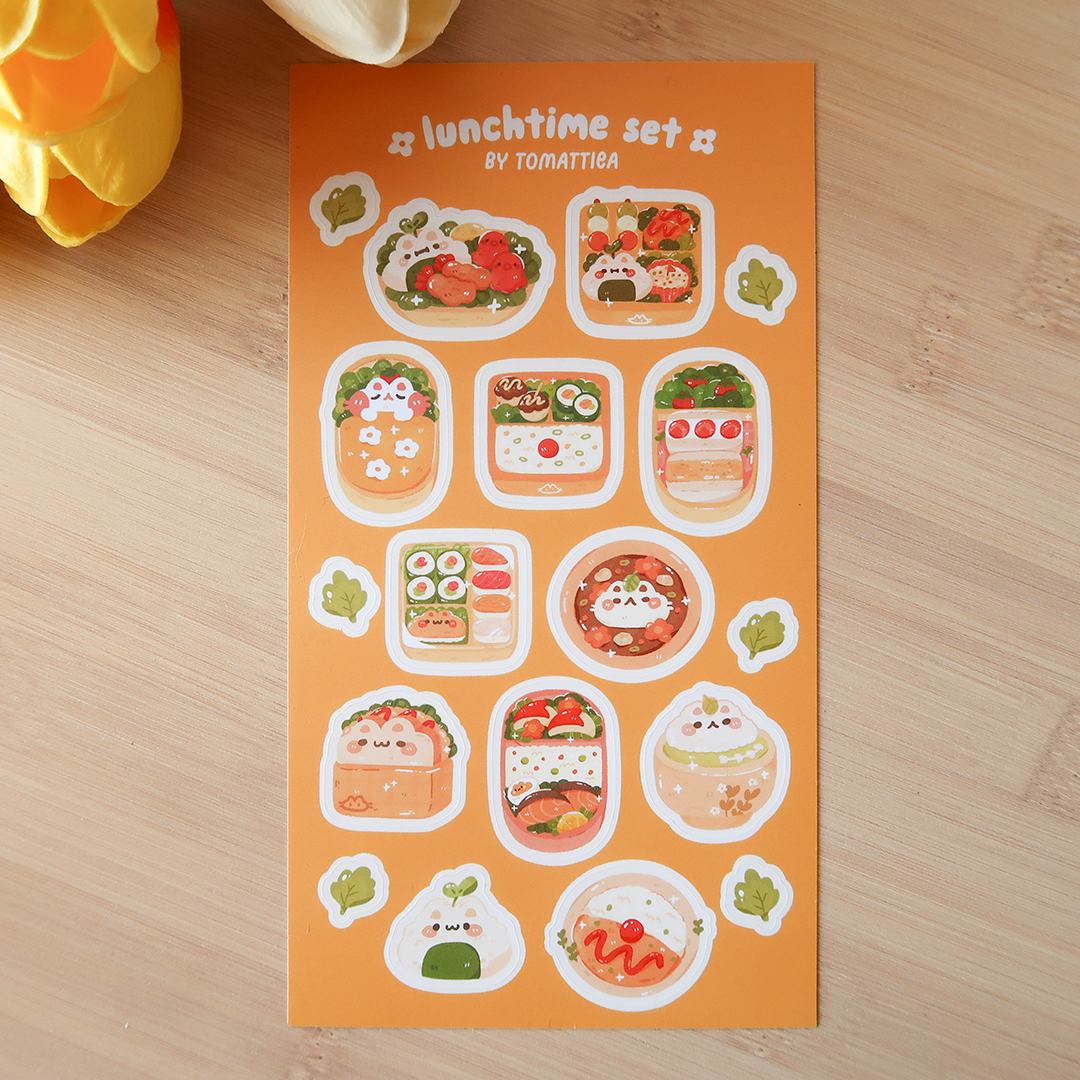 Lunchtime Set Sticker Sheet