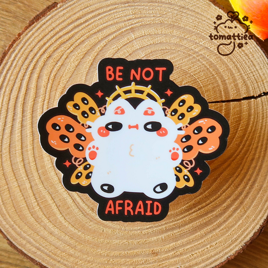 Biblically Accurate Cat Vinyl Diecut Sticker