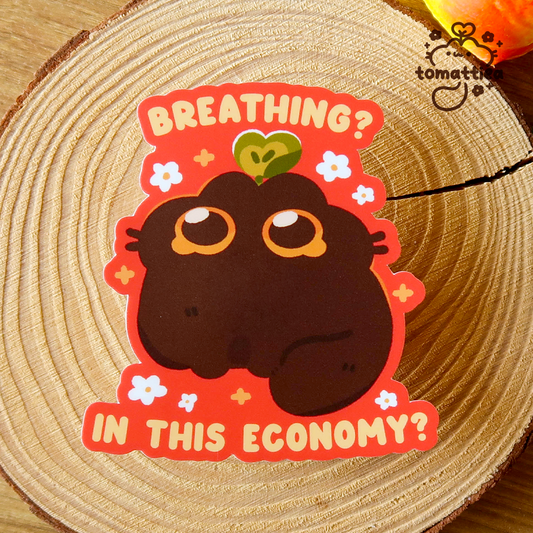 In This Economy Vinyl Diecut Sticker