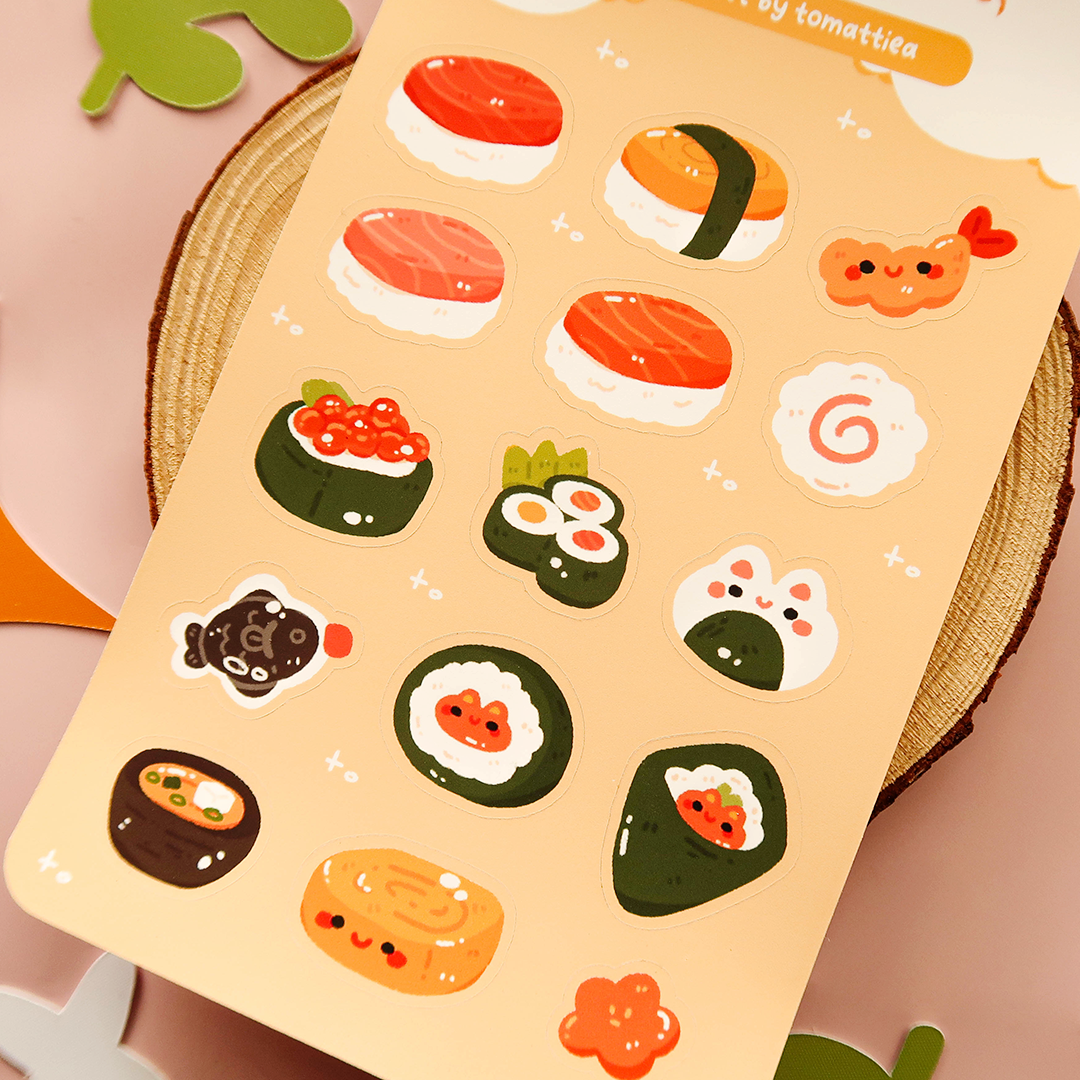 Sushi Time Sticker Sheet