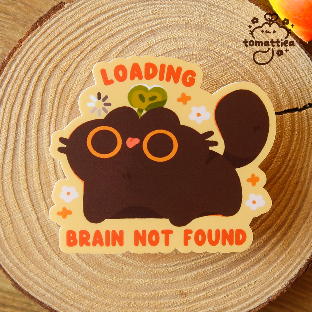 Loading Brain Vinyl Diecut Sticker