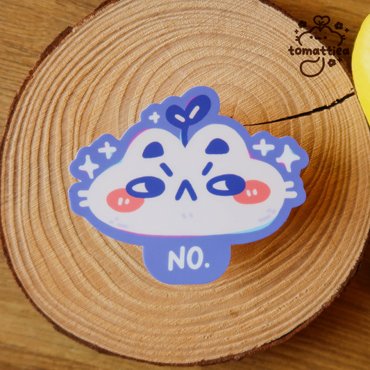 No Cat Vinyl Diecut Sticker