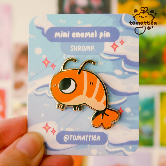 Shromp Mini Enamel Pin
