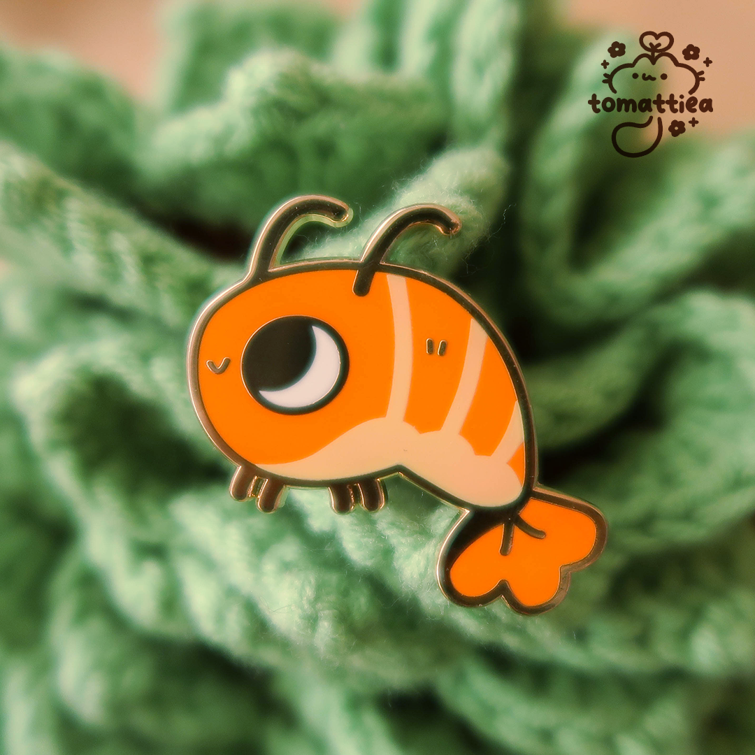 Shromp Mini Enamel Pin