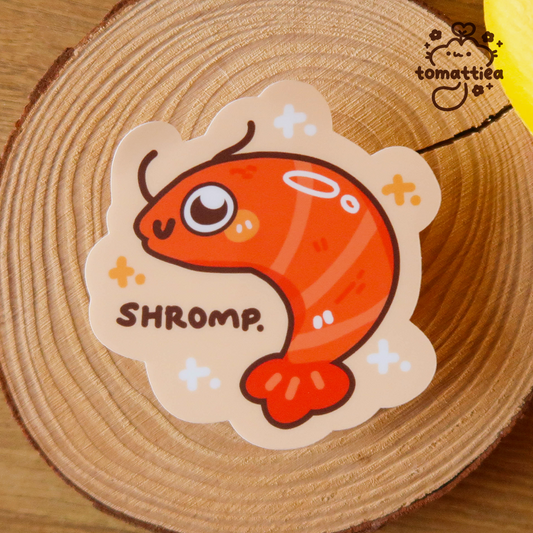 Shromp Vinyl Diecut Sticker