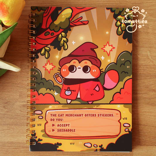 Cat Merchant Sticker Book