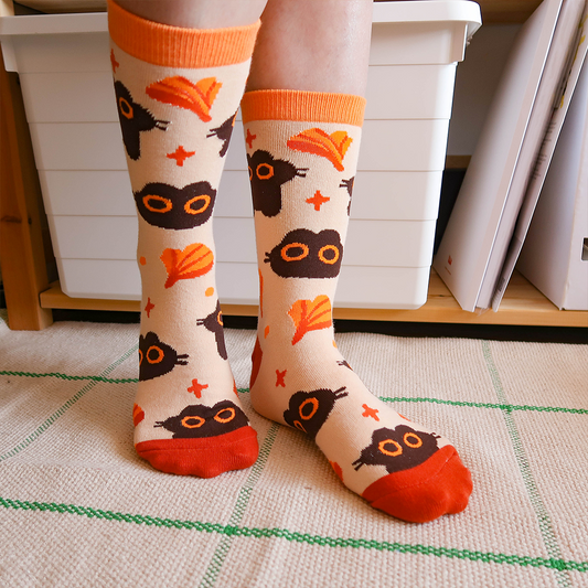 Gingko Black Cats Socks